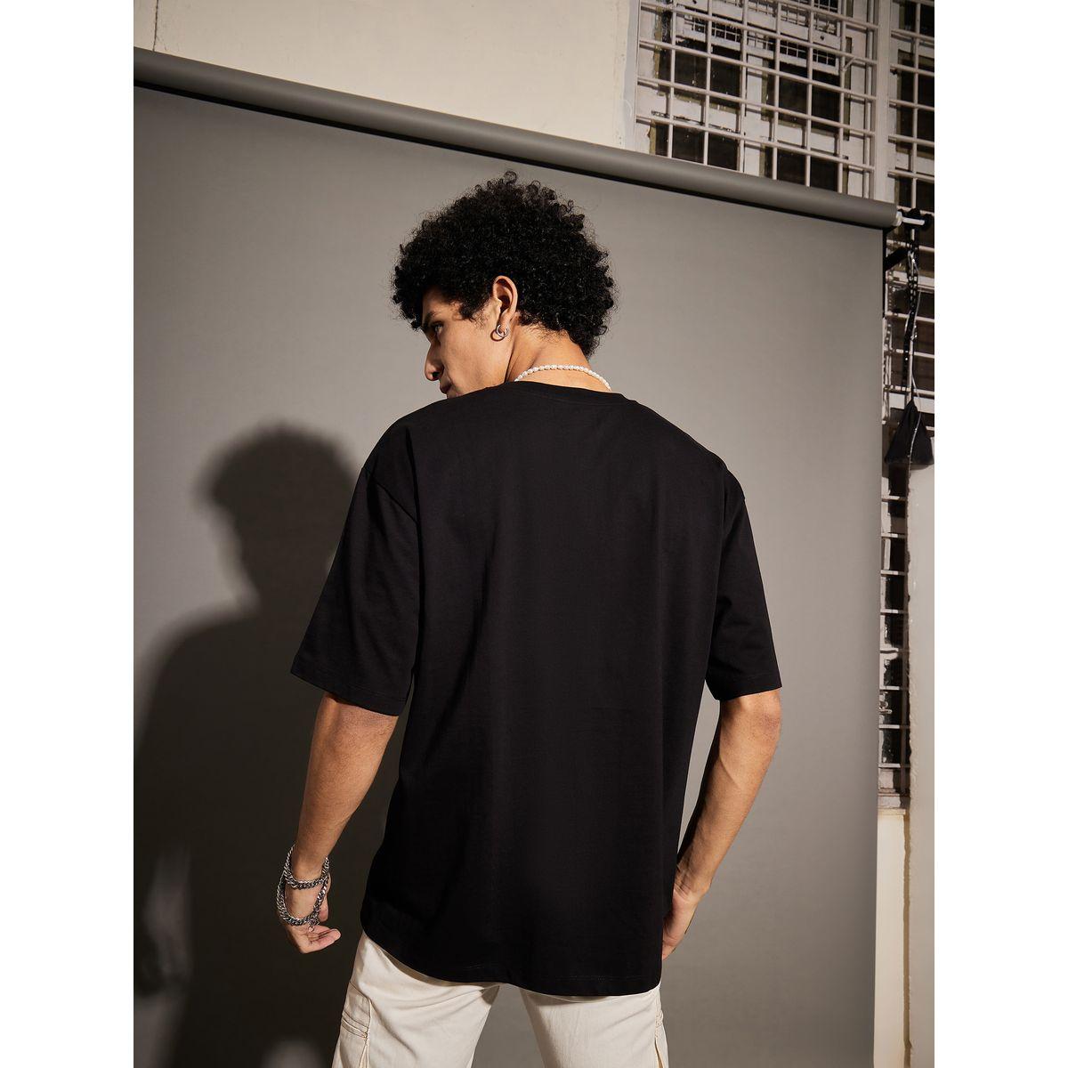 تيشيرت فضفاض مطبع بطبعة جرافيك ماسكلن ساسافراس × ستايلي-men-clothing-tshirtsandpolos-tshirts-image-5