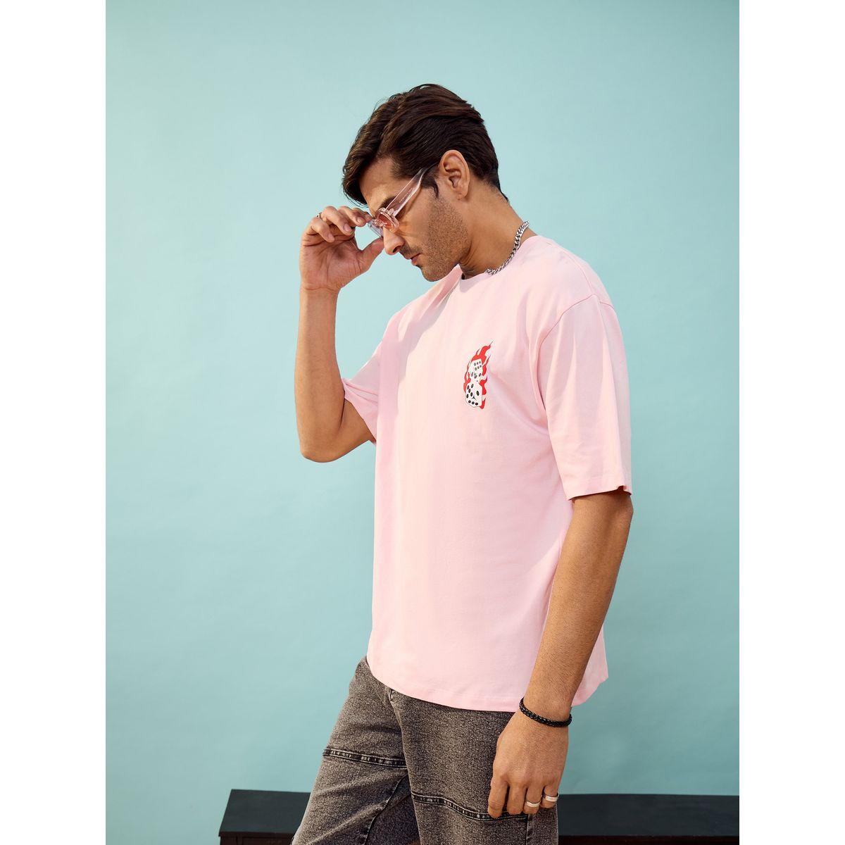 تيشيرت فضفاض مطبع بطبعة جرافيك ماسكلن ساسافراس × ستايلي-men-clothing-tshirtsandpolos-tshirts-image-3