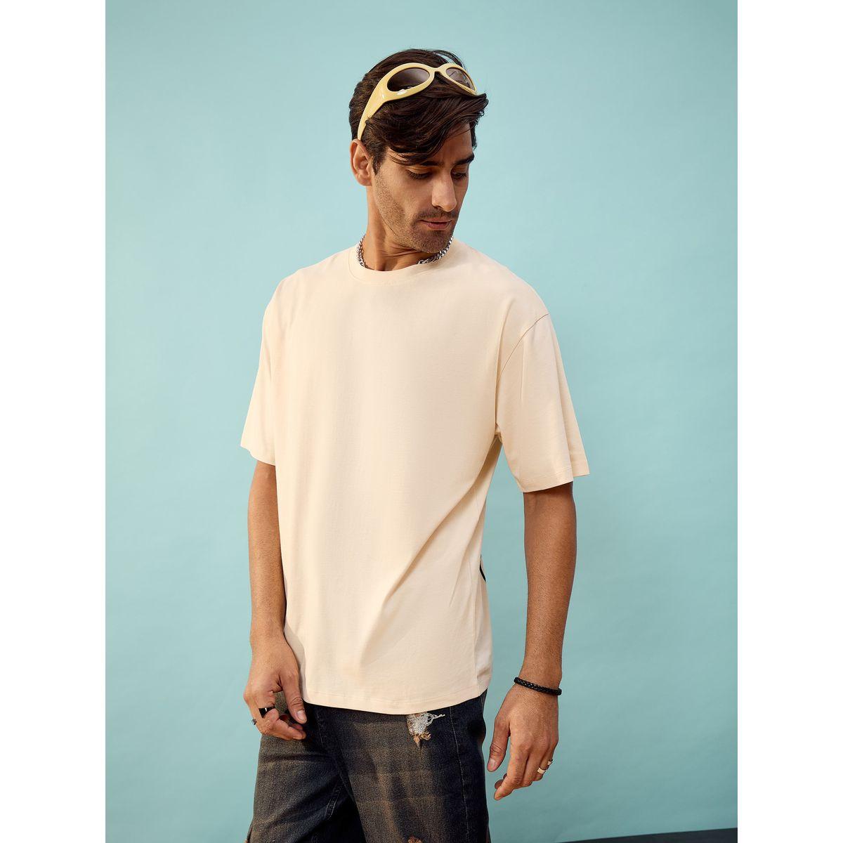 تيشيرت فضفاض مطبع بطبعة جرافيك ماسكلن ساسافراس × ستايلي-men-clothing-tshirtsandpolos-tshirts-image-3