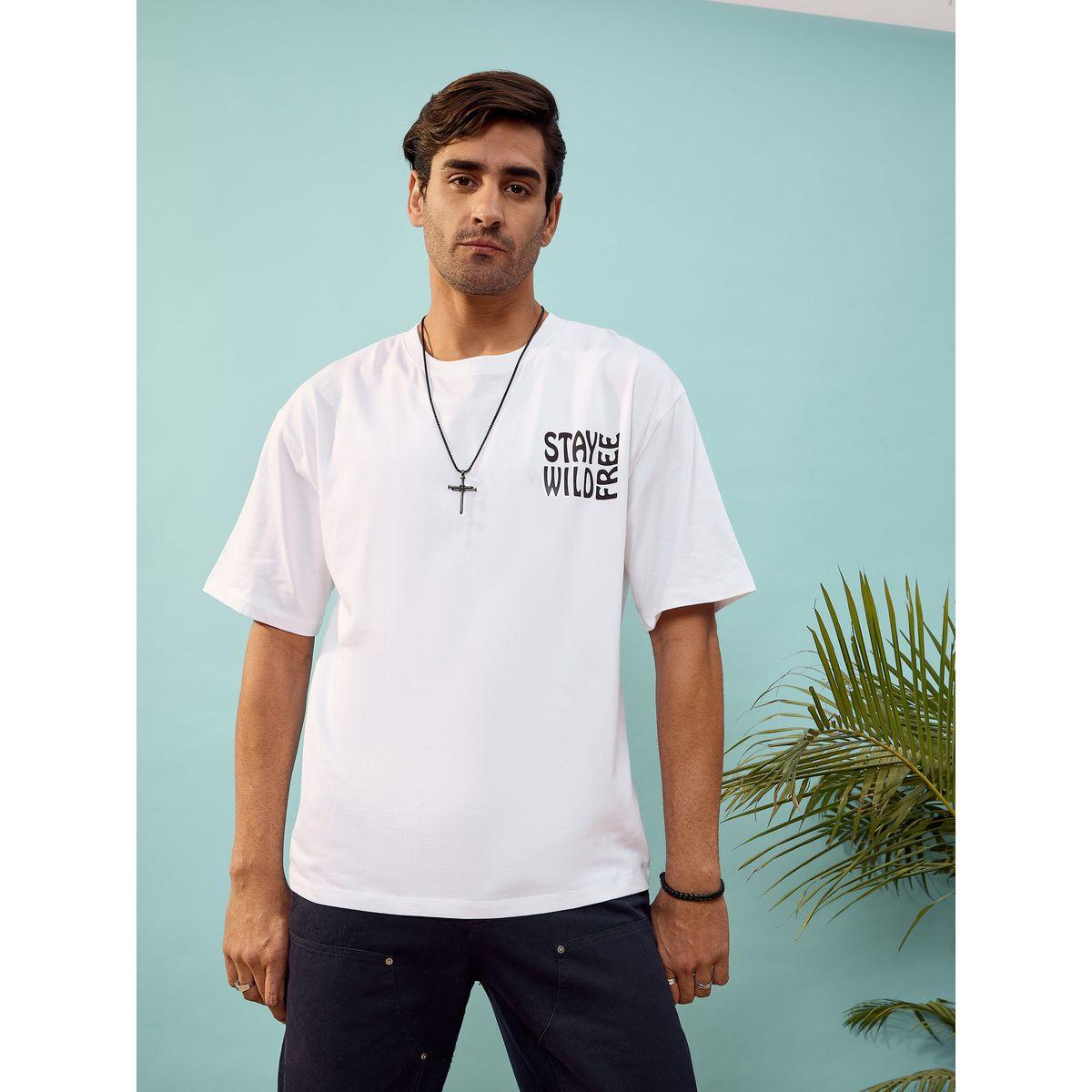 تيشيرت فضفاض مطبع بطبعة جرافيك ماسكلن ساسافراس × ستايلي-men-clothing-tshirtsandpolos-tshirts-image-5