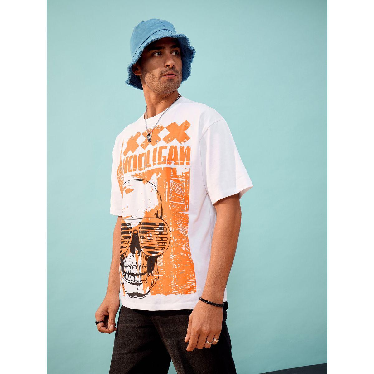 تيشيرت فضفاض مطبع بطبعة جرافيك ماسكلن ساسافراس × ستايلي-men-clothing-tshirtsandpolos-tshirts-image-2