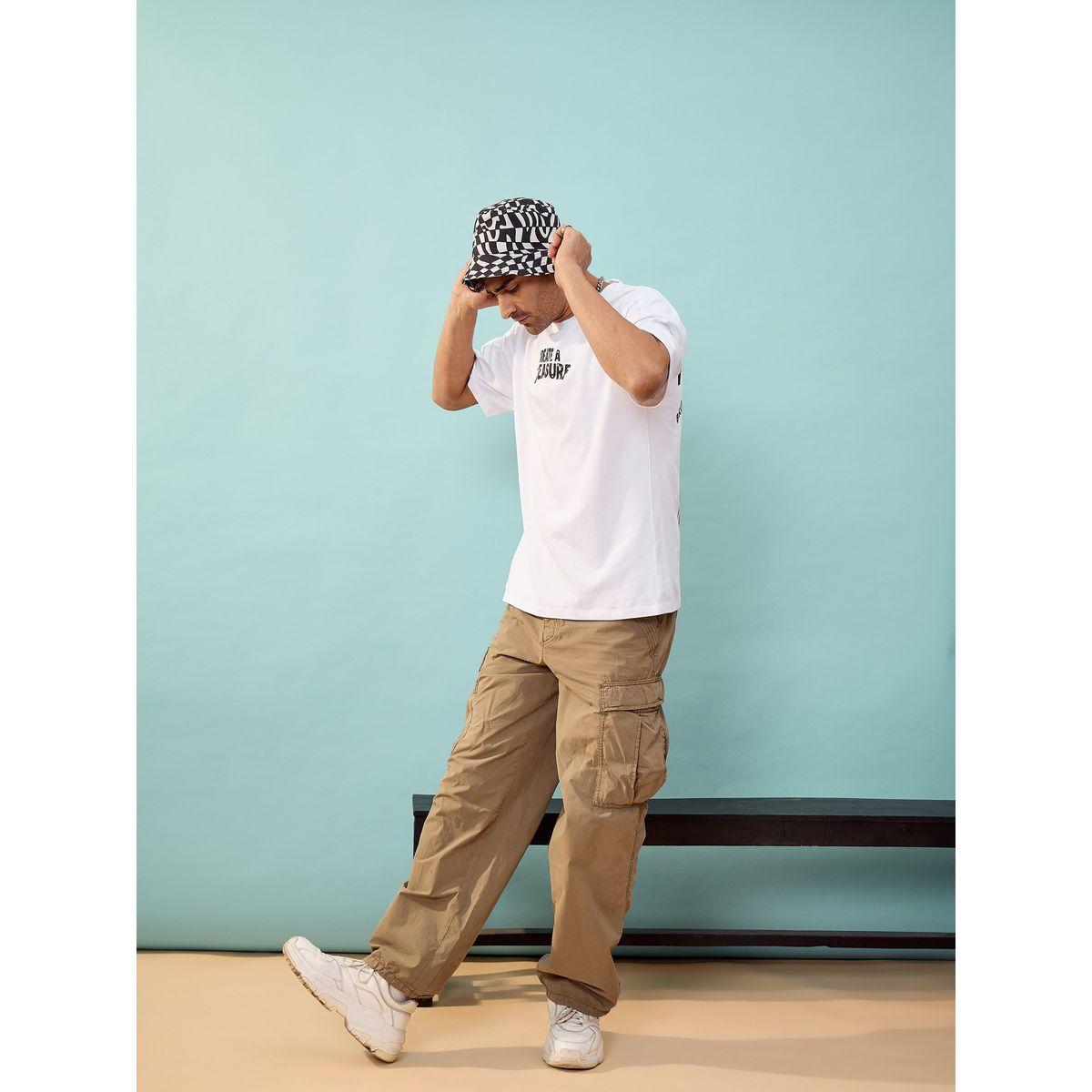 تيشيرت فضفاض مطبع بطبعة جرافيك ماسكلن ساسافراس × ستايلي-men-clothing-tshirtsandpolos-tshirts-image-6