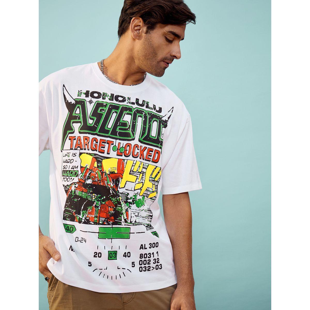 Mascln Sassafras X Styli  Target Locked Graphic Print Oversized T-Shirt-men-clothing-tshirtsandpolos-tshirts-image-1