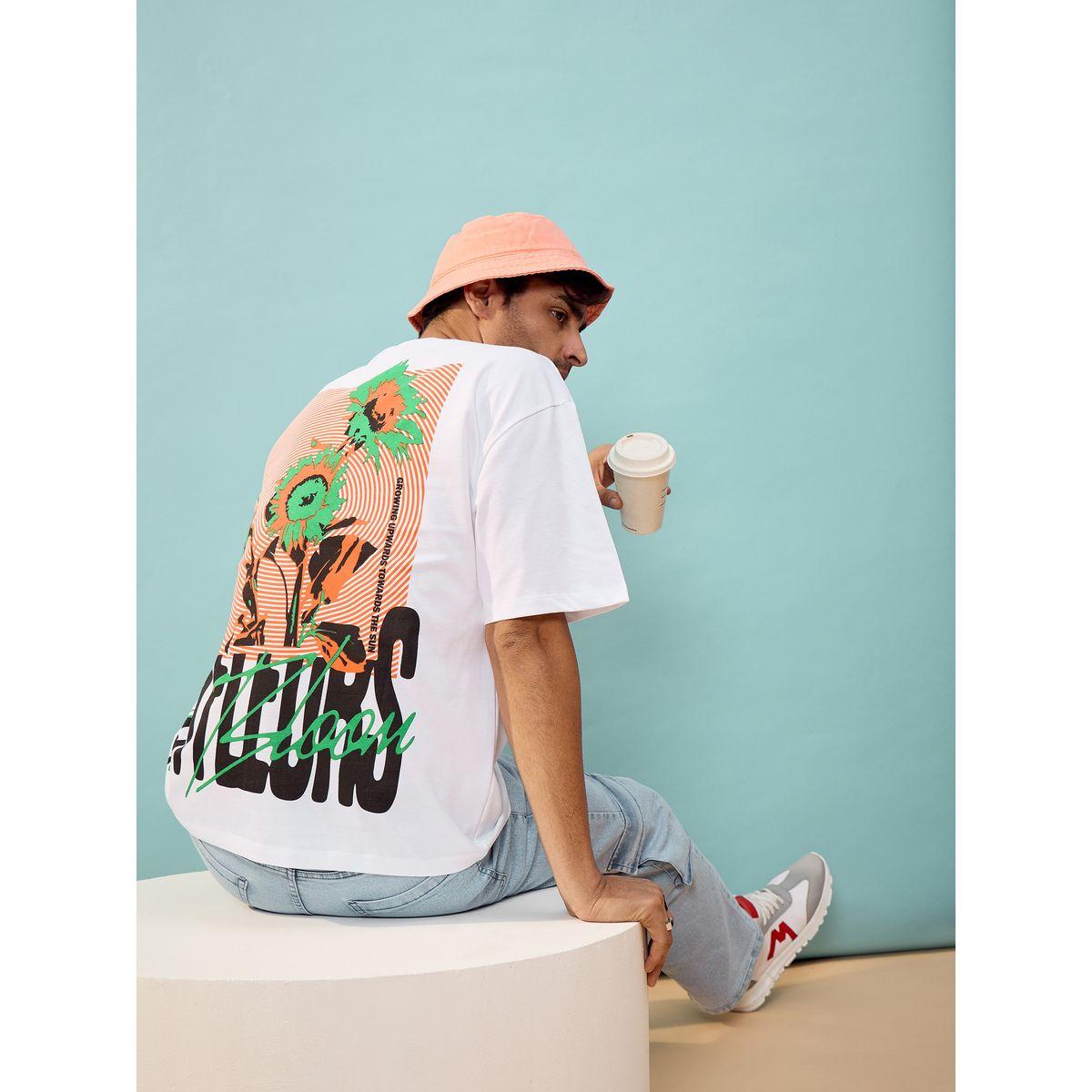 تيشيرت فضفاض مطبع بطبعة جرافيك ماسكلن ساسافراس × ستايلي-men-clothing-tshirtsandpolos-tshirts-image-6