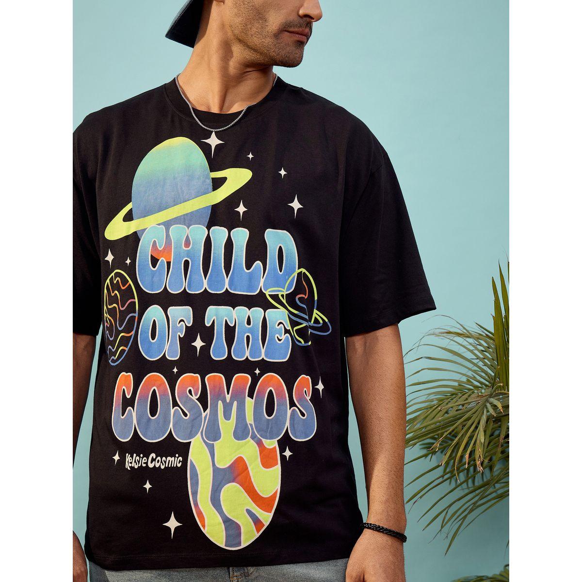 تيشيرت فضفاض مطبع بطبعة جرافيك ماسكلن ساسافراس × ستايلي-men-clothing-tshirtsandpolos-tshirts-image-4