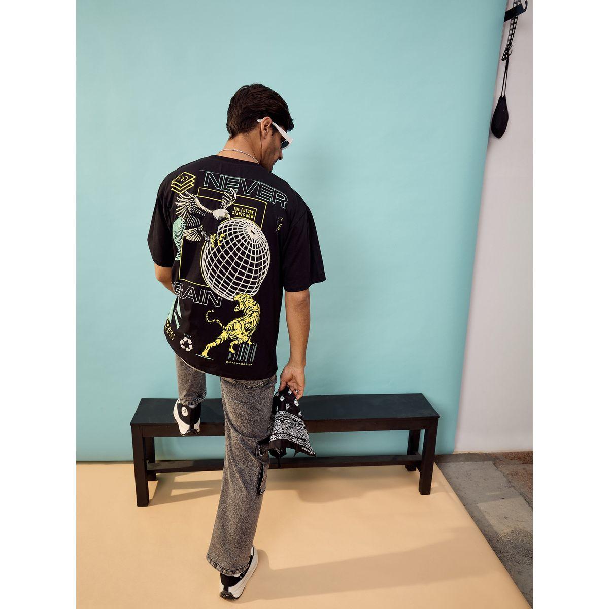 Mascln Sassafras X Styli  Never Again Graphic Print Oversized T-Shirt-men-clothing-tshirtsandpolos-tshirts-image-6