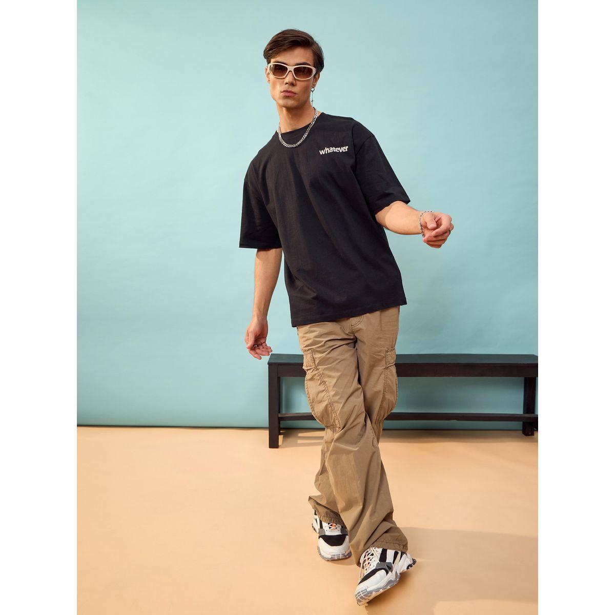 تيشيرت فضفاض مطبع بطبعة جرافيك ماسكلن ساسافراس × ستايلي-men-clothing-tshirtsandpolos-tshirts-image-7