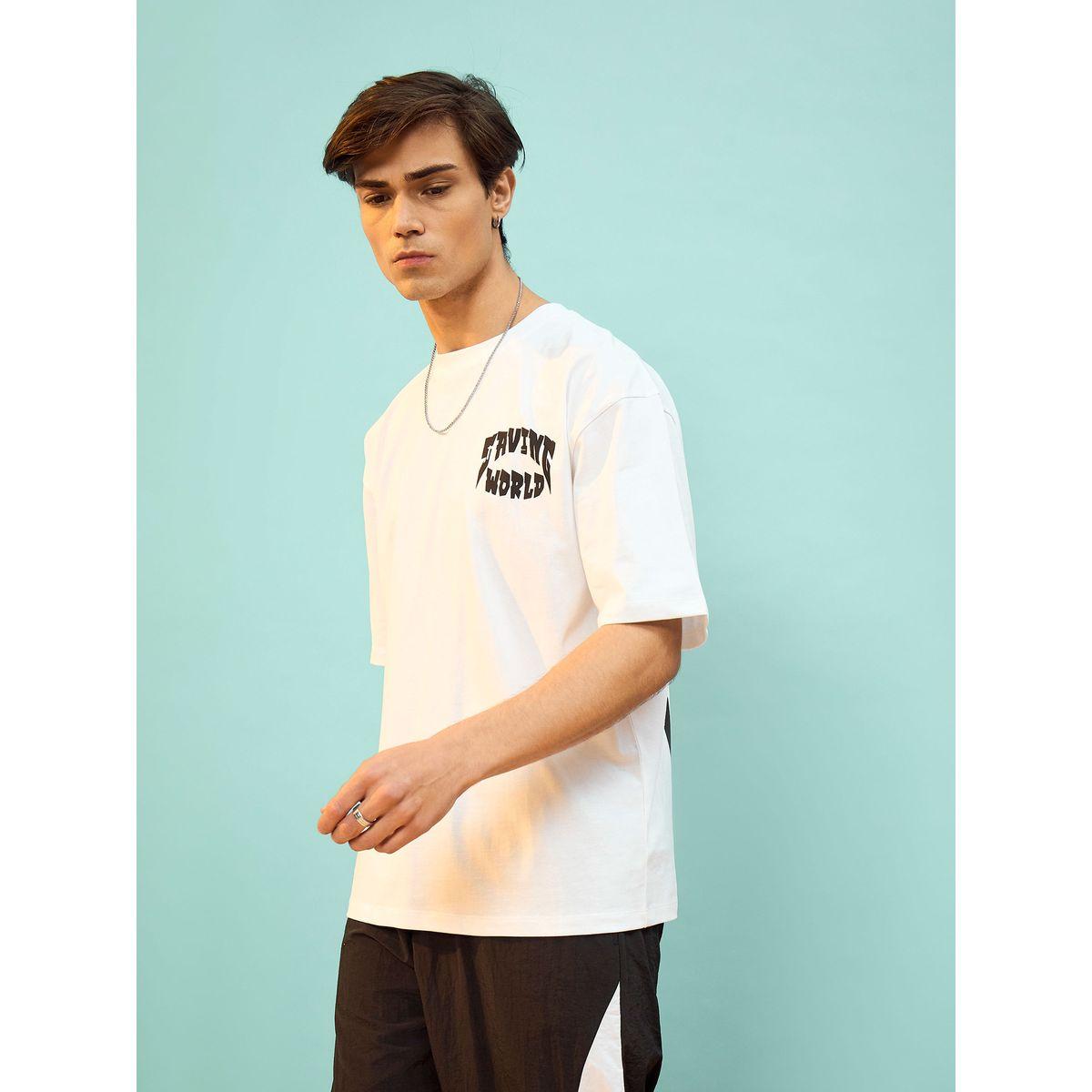 Mascln Sassafras X Styli  Saving World Graphic Print Oversized T-Shirt-men-clothing-tshirtsandpolos-tshirts-image-3
