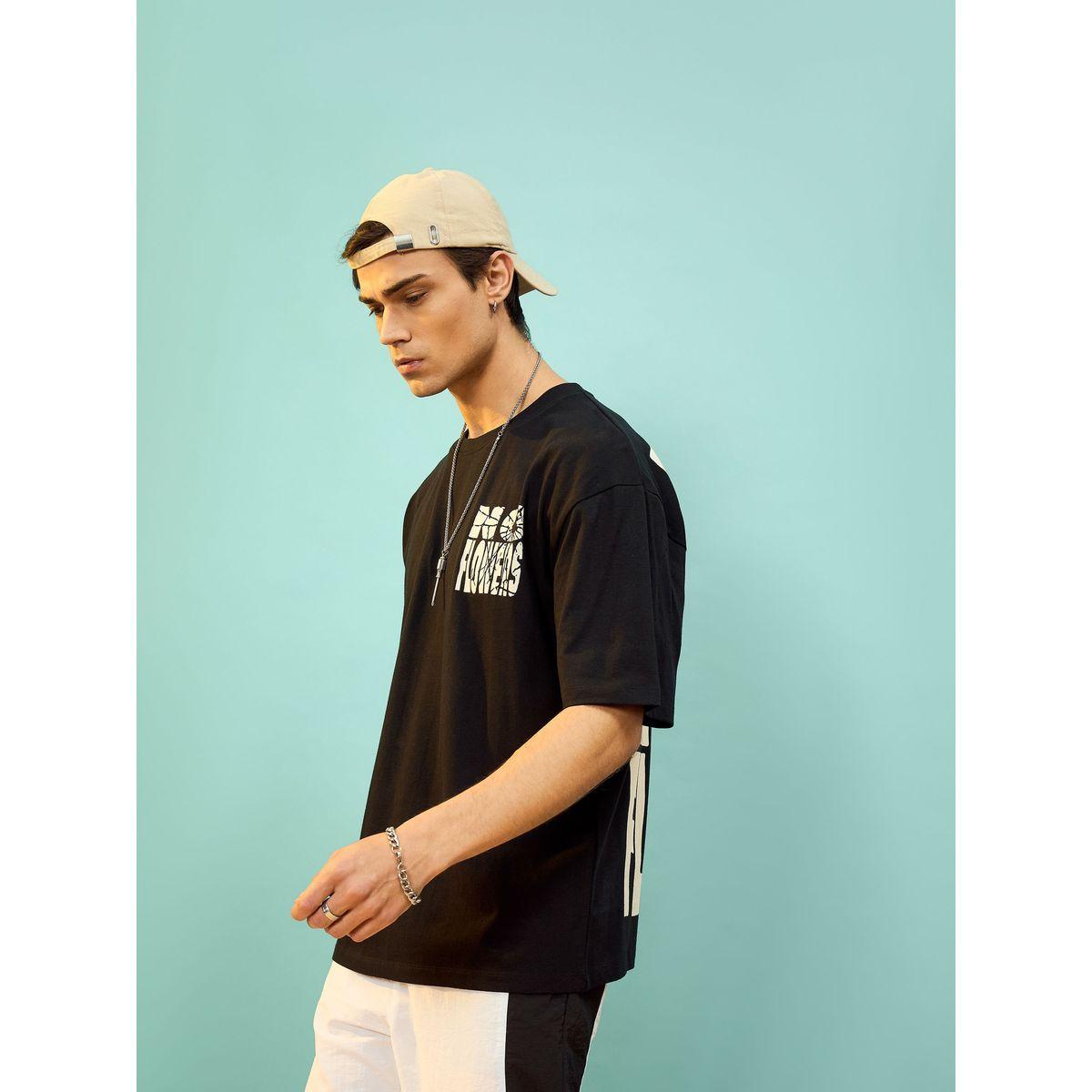 تيشيرت فضفاض مطبع بطبعة جرافيك ماسكلن ساسافراس × ستايلي-men-clothing-tshirtsandpolos-tshirts-image-3