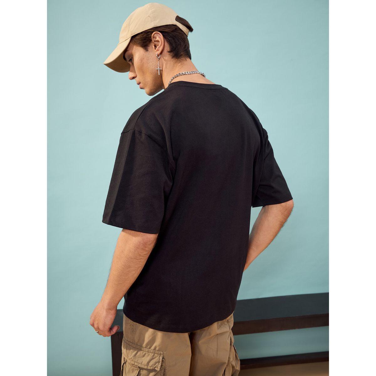 تيشيرت فضفاض مطبع بطبعة جرافيك ماسكلن ساسافراس × ستايلي-men-clothing-tshirtsandpolos-tshirts-image-5