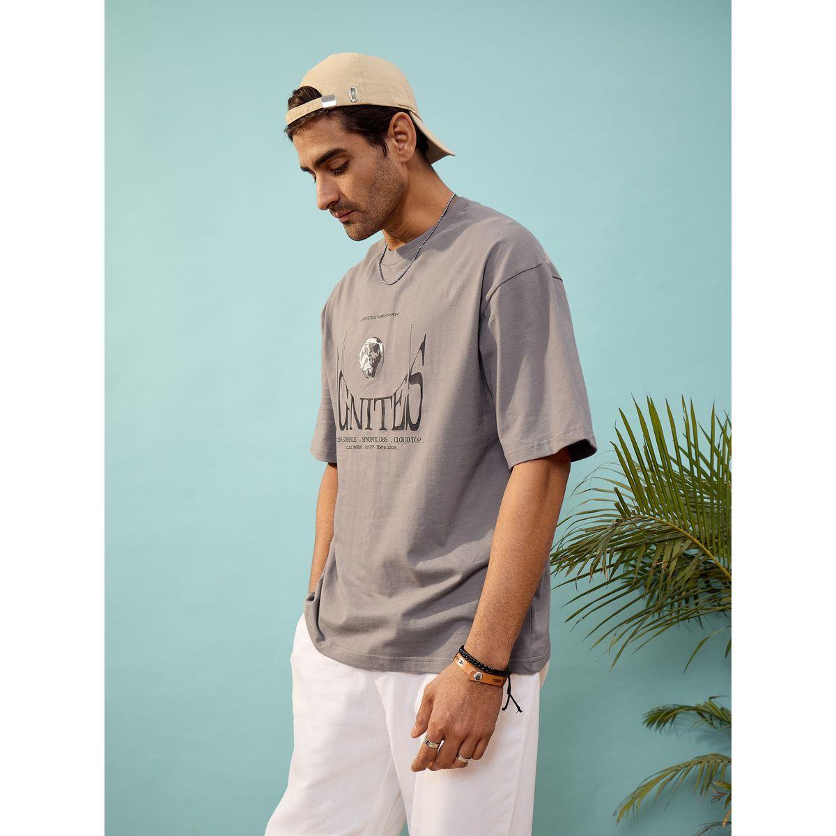 تيشيرت فضفاض مطبع بطبعة جرافيك ماسكلن ساسافراس × ستايلي-men-clothing-tshirtsandpolos-tshirts-image-3