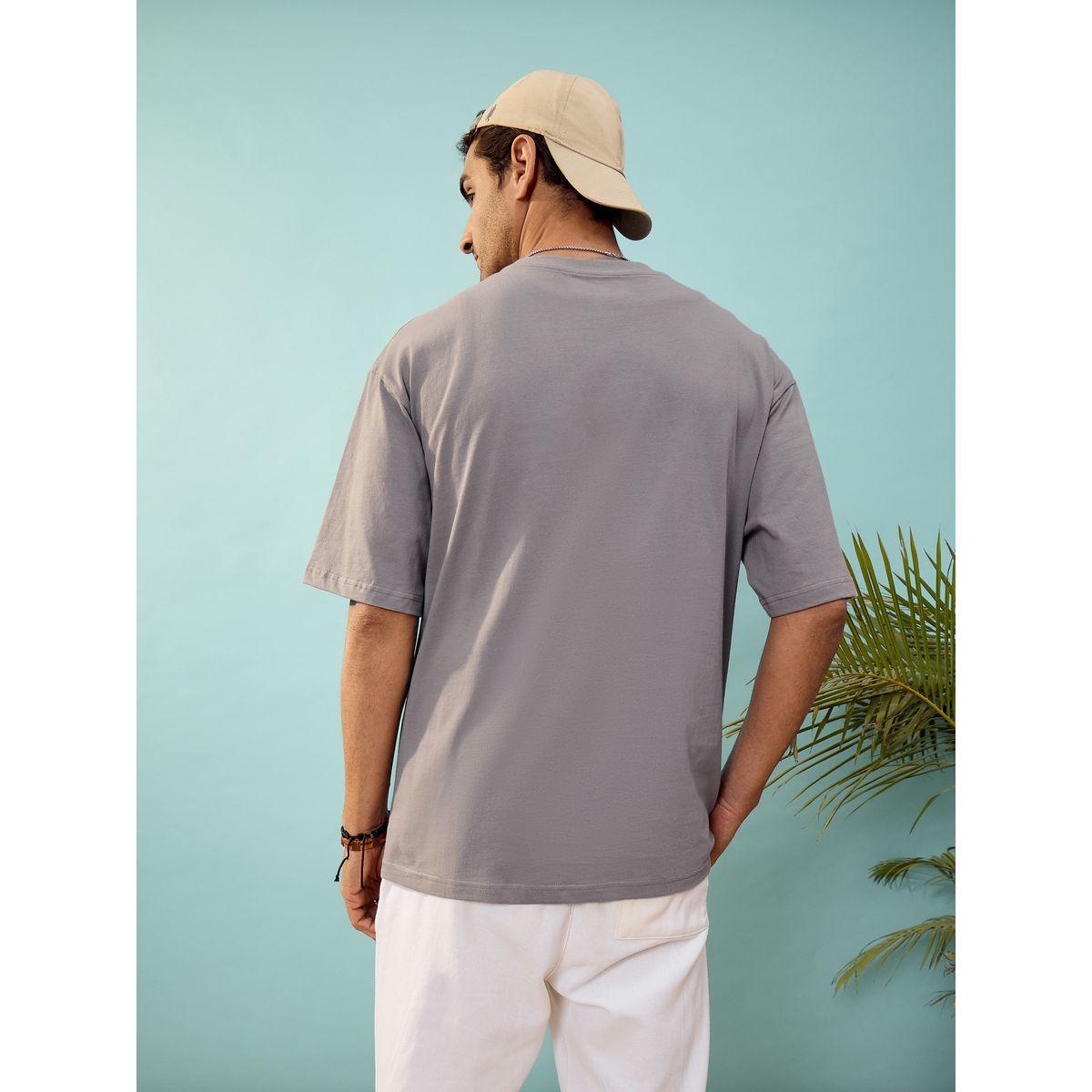 تيشيرت فضفاض مطبع بطبعة جرافيك ماسكلن ساسافراس × ستايلي-men-clothing-tshirtsandpolos-tshirts-image-5