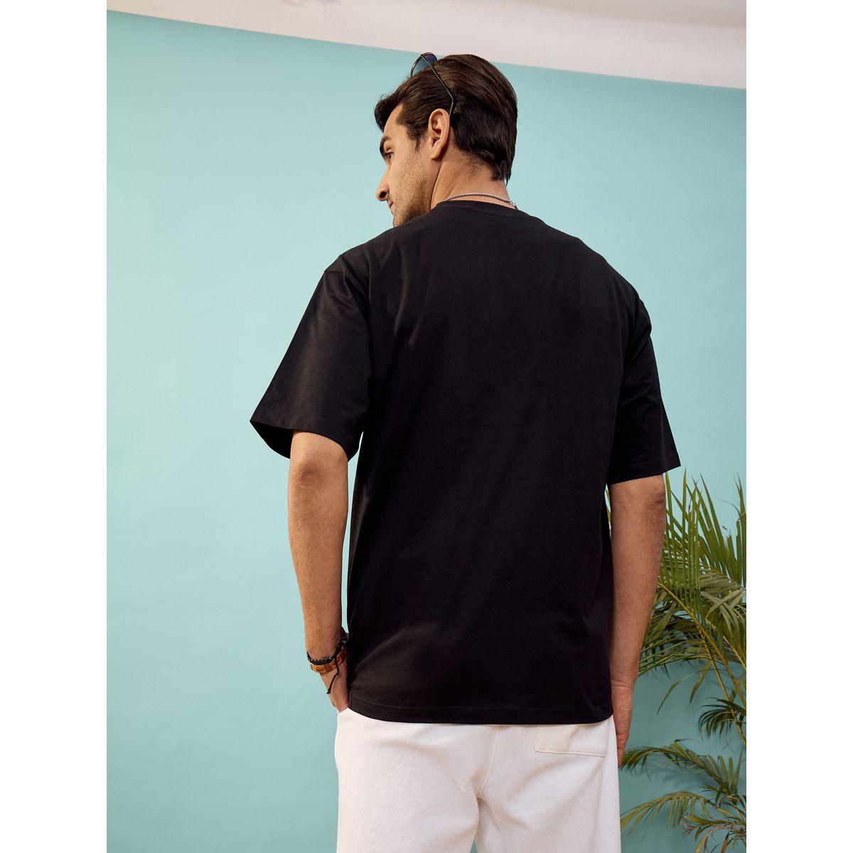 تيشيرت فضفاض مطبع بطبعة جرافيك ماسكلن ساسافراس × ستايلي-men-clothing-tshirtsandpolos-tshirts-image-5
