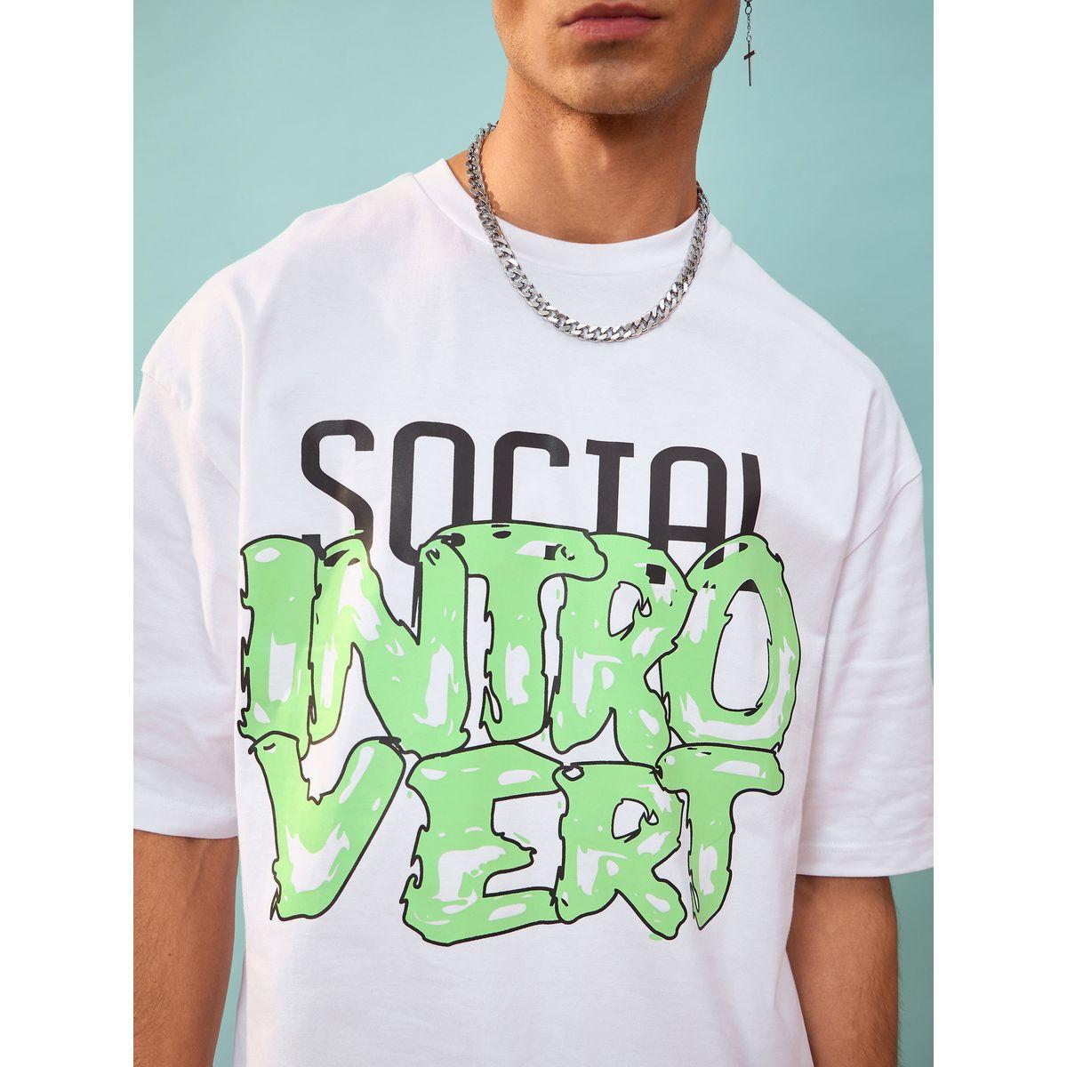 تيشيرت فضفاض مطبع بطبعة جرافيك ماسكلن ساسافراس × ستايلي-men-clothing-tshirtsandpolos-tshirts-image-4