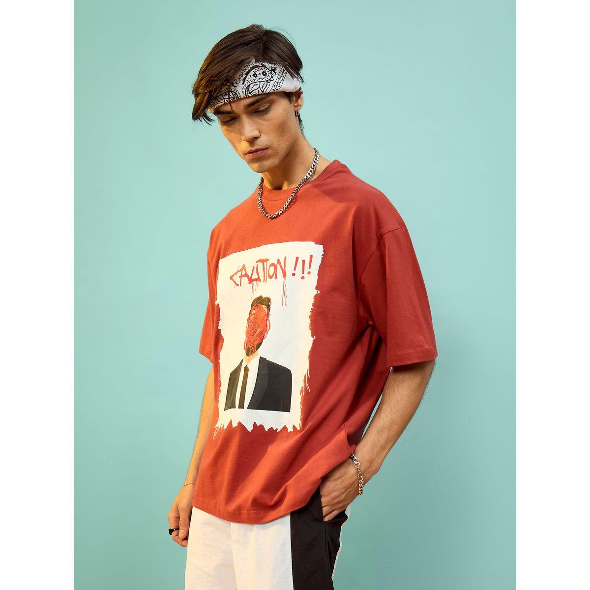 Mascln Sassafras X Styli  Caution Graphic Oversized T-Shirt-men-clothing-tshirtsandpolos-tshirts-image-3