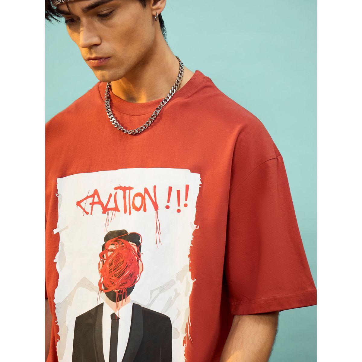 تيشيرت فضفاض مطبع بطبعة جرافيك ماسكلن ساسافراس × ستايلي-men-clothing-tshirtsandpolos-tshirts-image-4