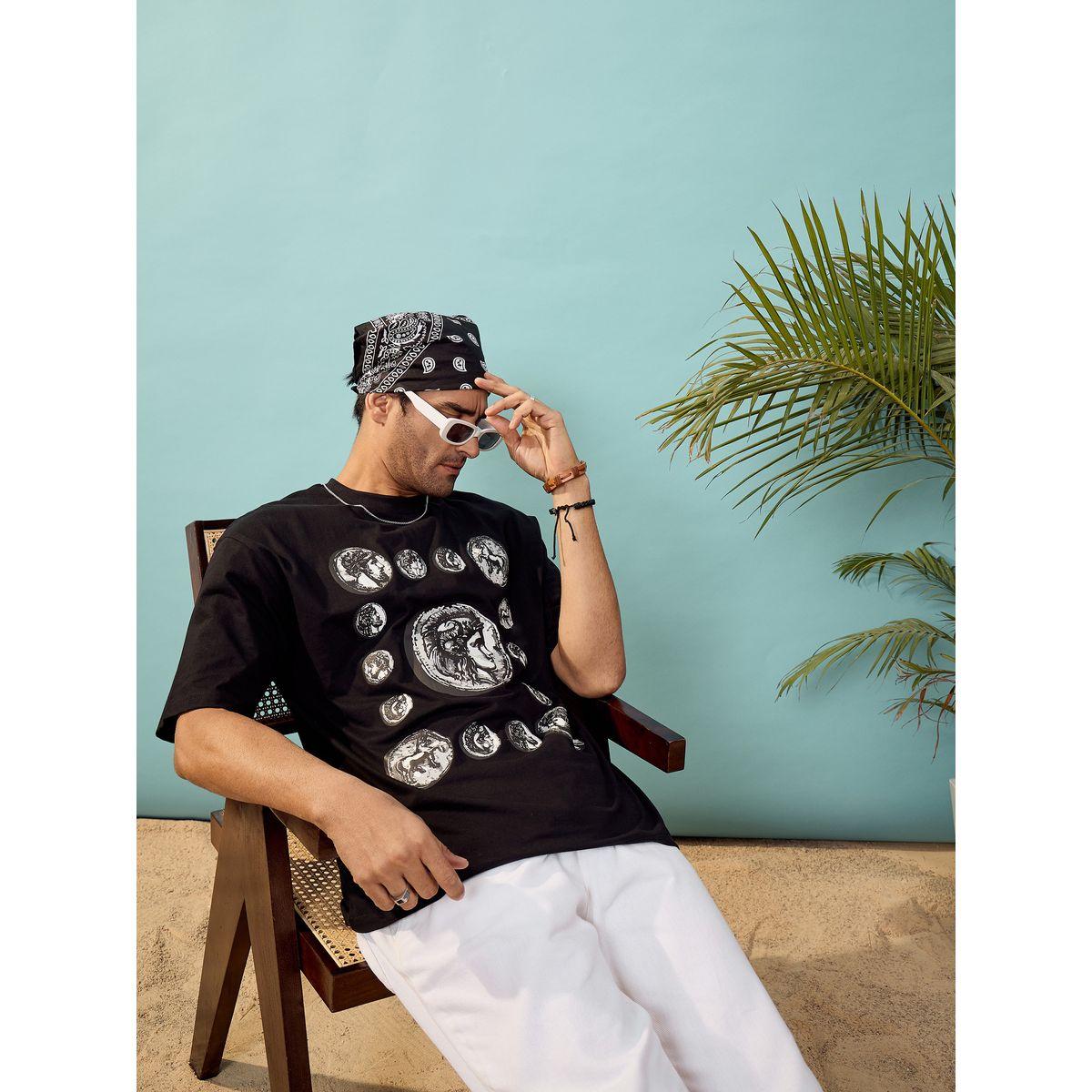 Mascln Sassafras X Styli  Coin Graphic Print Oversized T-Shirt-men-clothing-tshirtsandpolos-tshirts-image-2