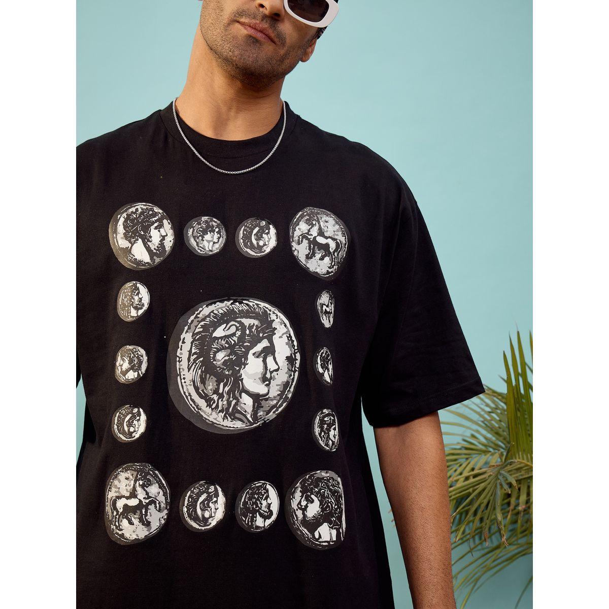 Mascln Sassafras X Styli  Coin Graphic Print Oversized T-Shirt-men-clothing-tshirtsandpolos-tshirts-image-4