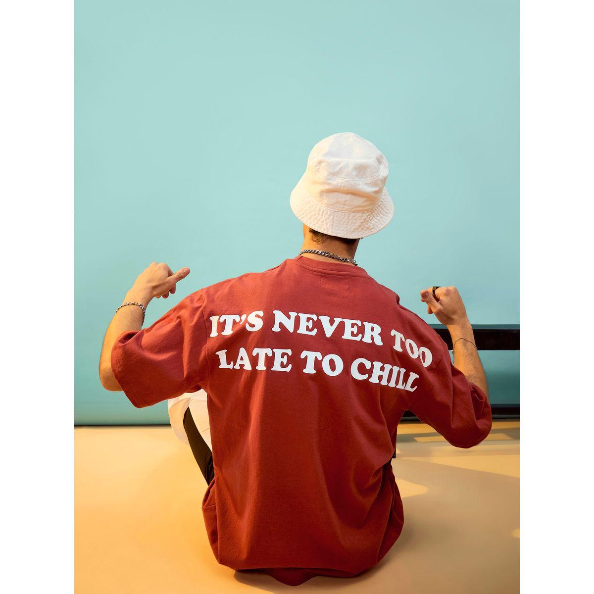 Mascln Sassafras X Styli  Never Too Late To Chill Print Oversized T-Shirt-men-clothing-tshirtsandpolos-tshirts-image-1