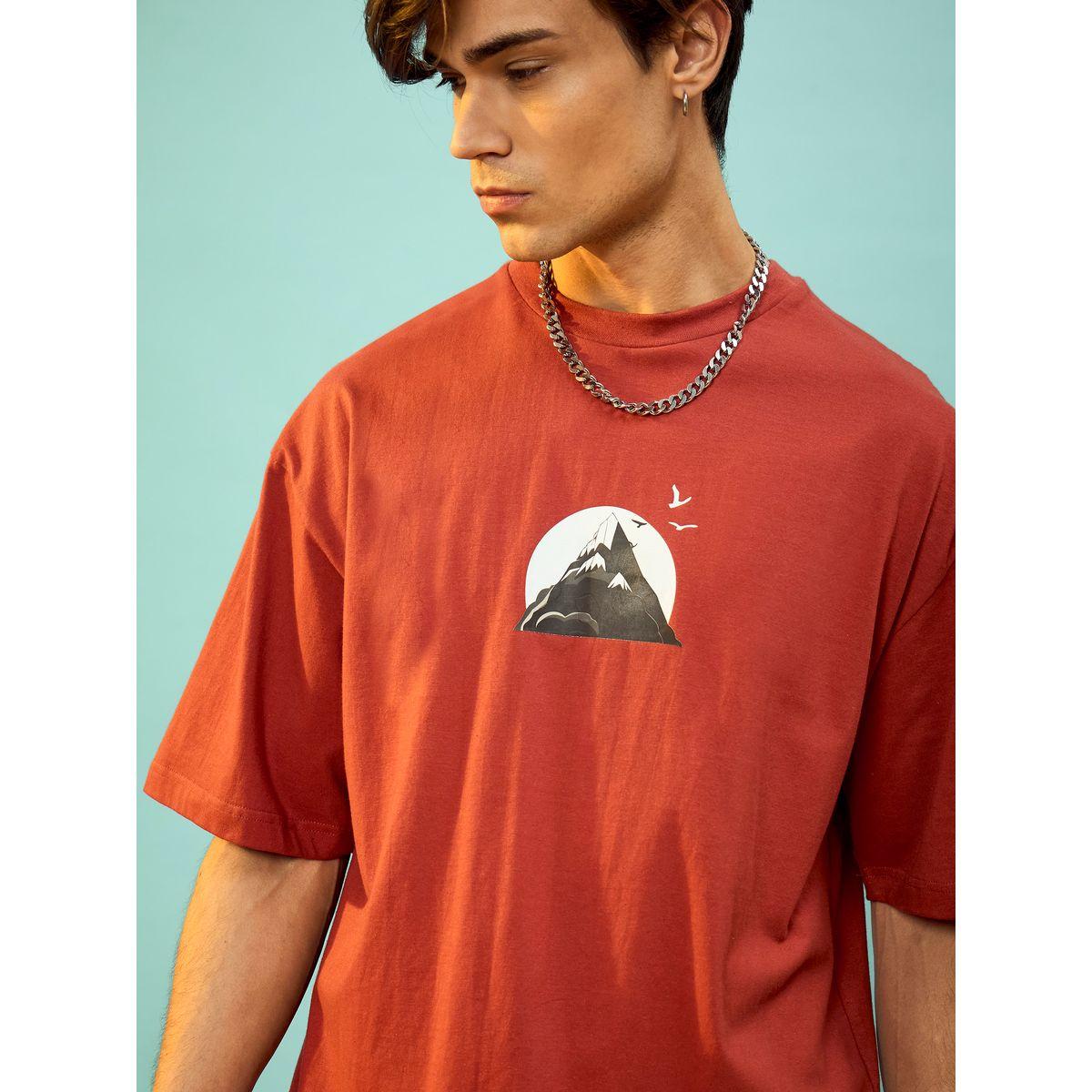 تيشيرت فضفاض مطبع بطبعة كتابة ماسكلن ساسافراس × ستايلي-men-clothing-tshirtsandpolos-tshirts-image-4