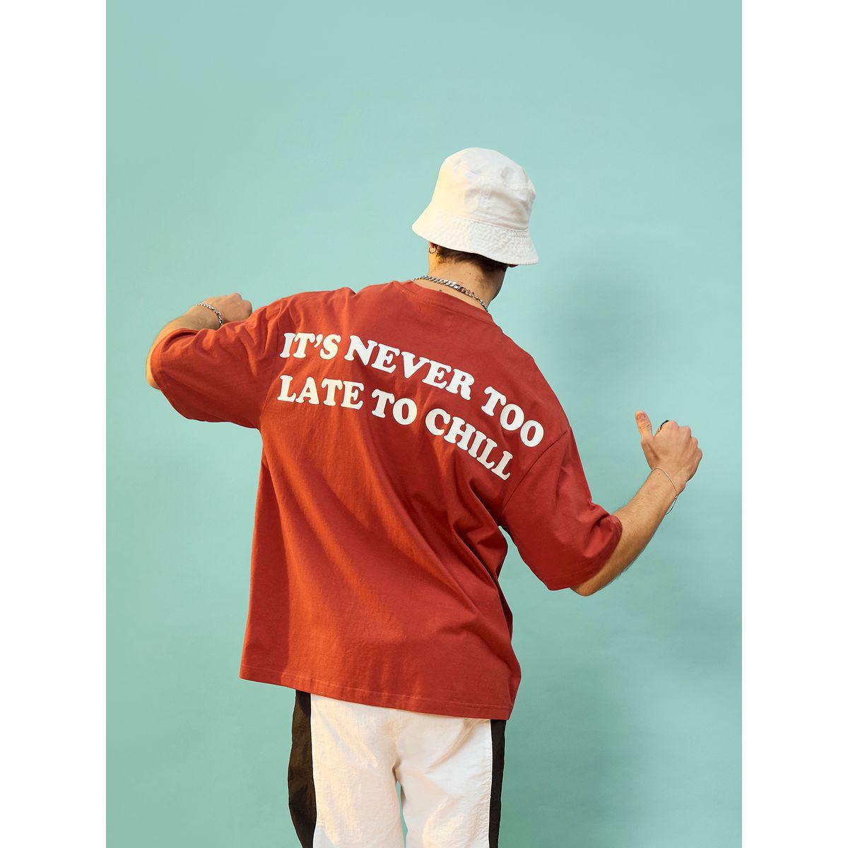Mascln Sassafras X Styli  Never Too Late To Chill Print Oversized T-Shirt-men-clothing-tshirtsandpolos-tshirts-image-5