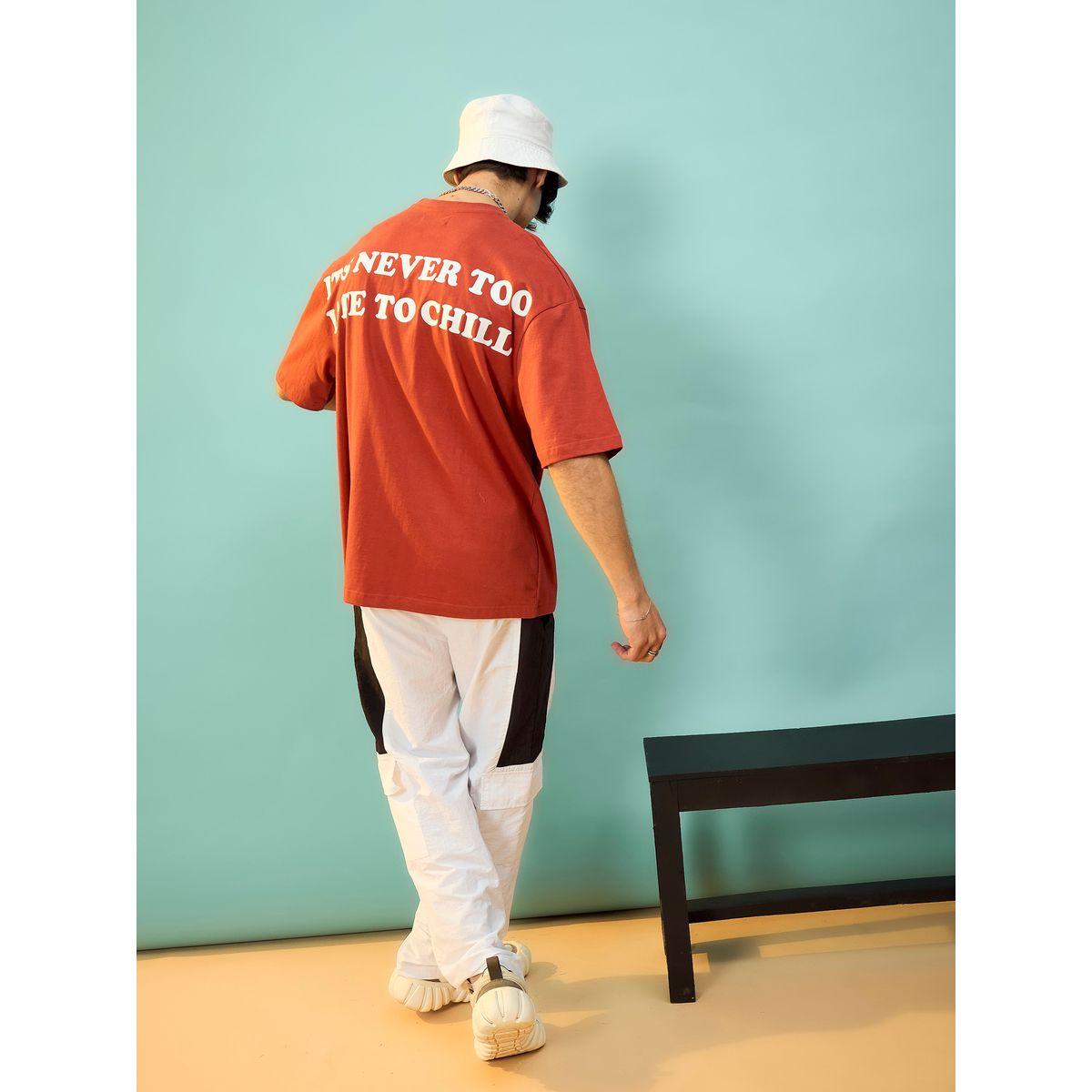 تيشيرت فضفاض مطبع بطبعة كتابة ماسكلن ساسافراس × ستايلي-men-clothing-tshirtsandpolos-tshirts-image-6