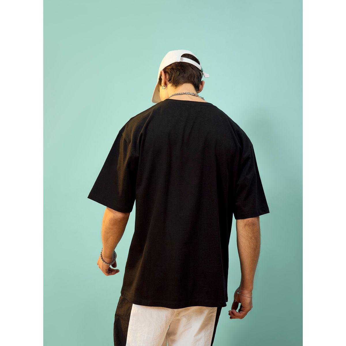 Mascln Sassafras X Styli  Enough Time Slogan Oversized T-Shirt-men-clothing-tshirtsandpolos-tshirts-image-5