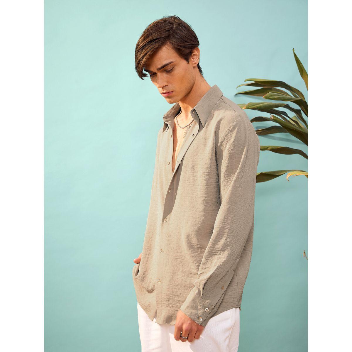 Mascln Sassafras X Styli  Textured Relaxed Fit Shirt-men-clothing-shirts-image-3