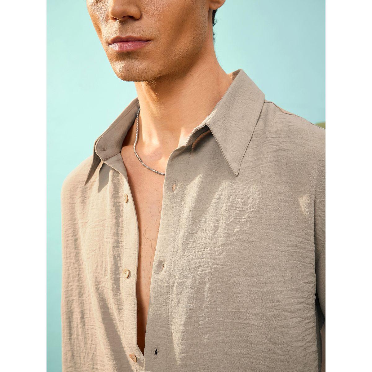 Mascln Sassafras X Styli  Textured Relaxed Fit Shirt-men-clothing-shirts-image-4