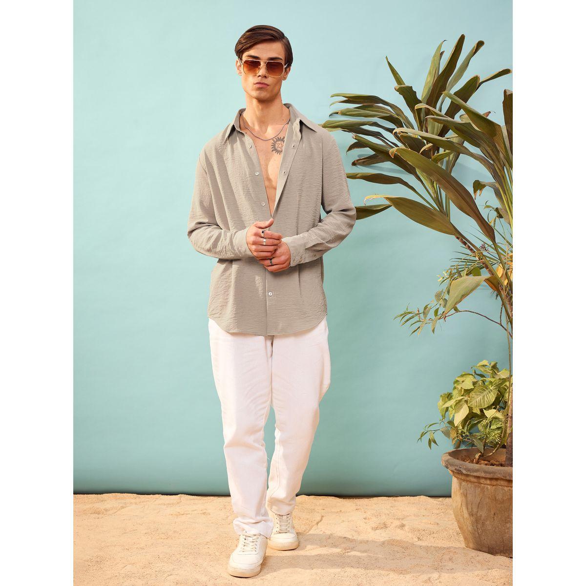 Mascln Sassafras X Styli  Textured Relaxed Fit Shirt-men-clothing-shirts-image-6