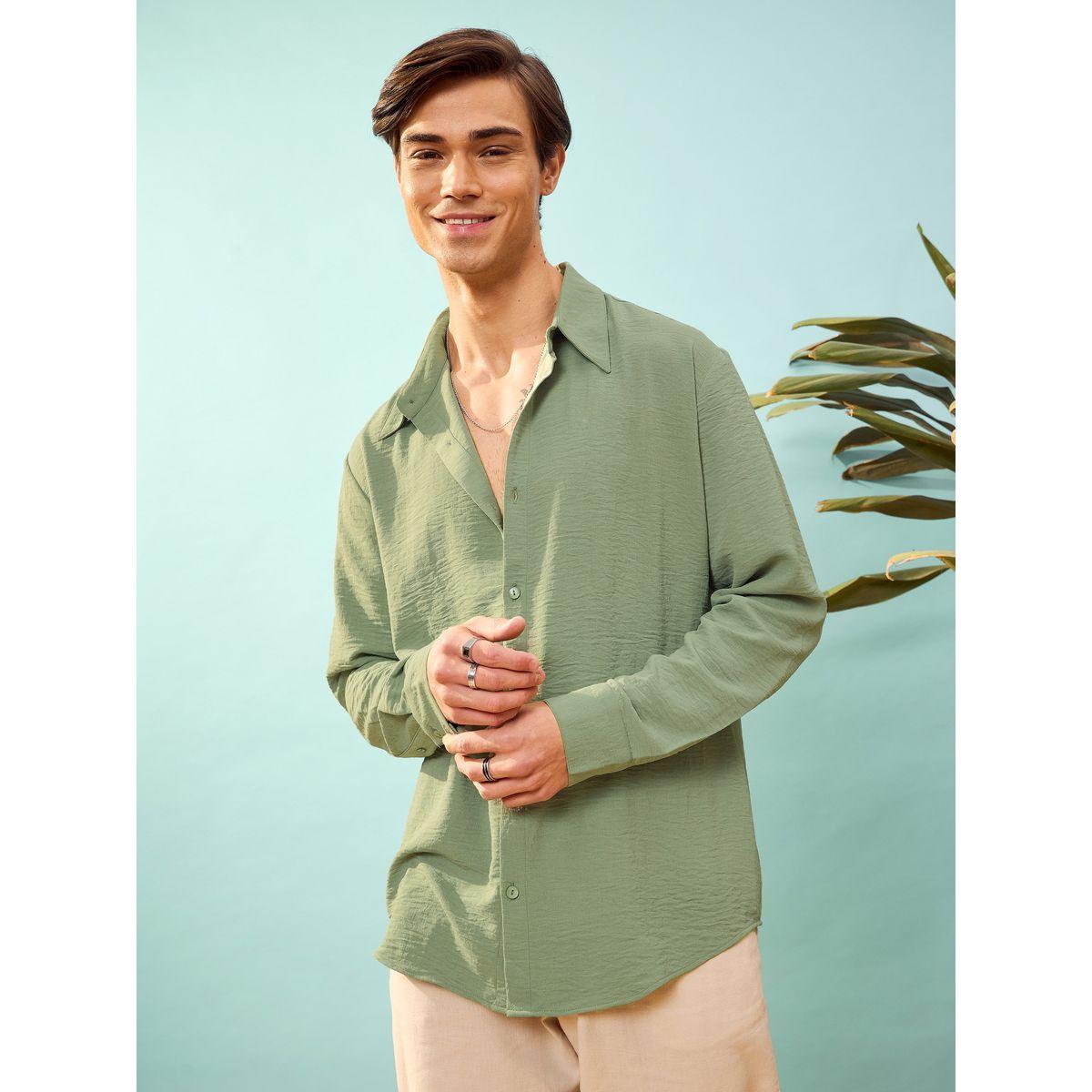 Mascln Sassafras X Styli  Textured Relaxed Fit Shirt-men-clothing-shirts-image-1