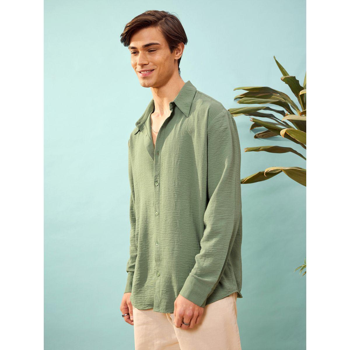 Mascln Sassafras X Styli  Textured Relaxed Fit Shirt-men-clothing-shirts-image-3