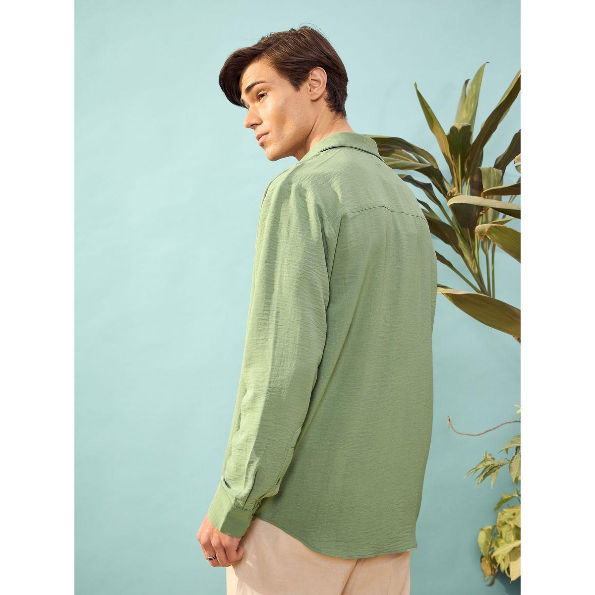 Mascln Sassafras X Styli  Textured Relaxed Fit Shirt-men-clothing-shirts-image-5