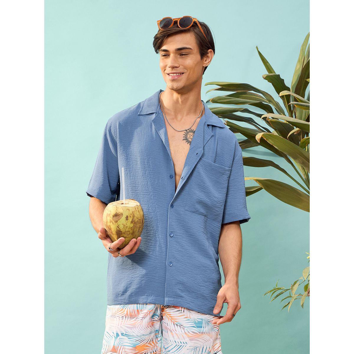 Mascln Sassafras X Styli  Notch Collar Relaxed Fit Shirt-men-clothing-shirts-image-1