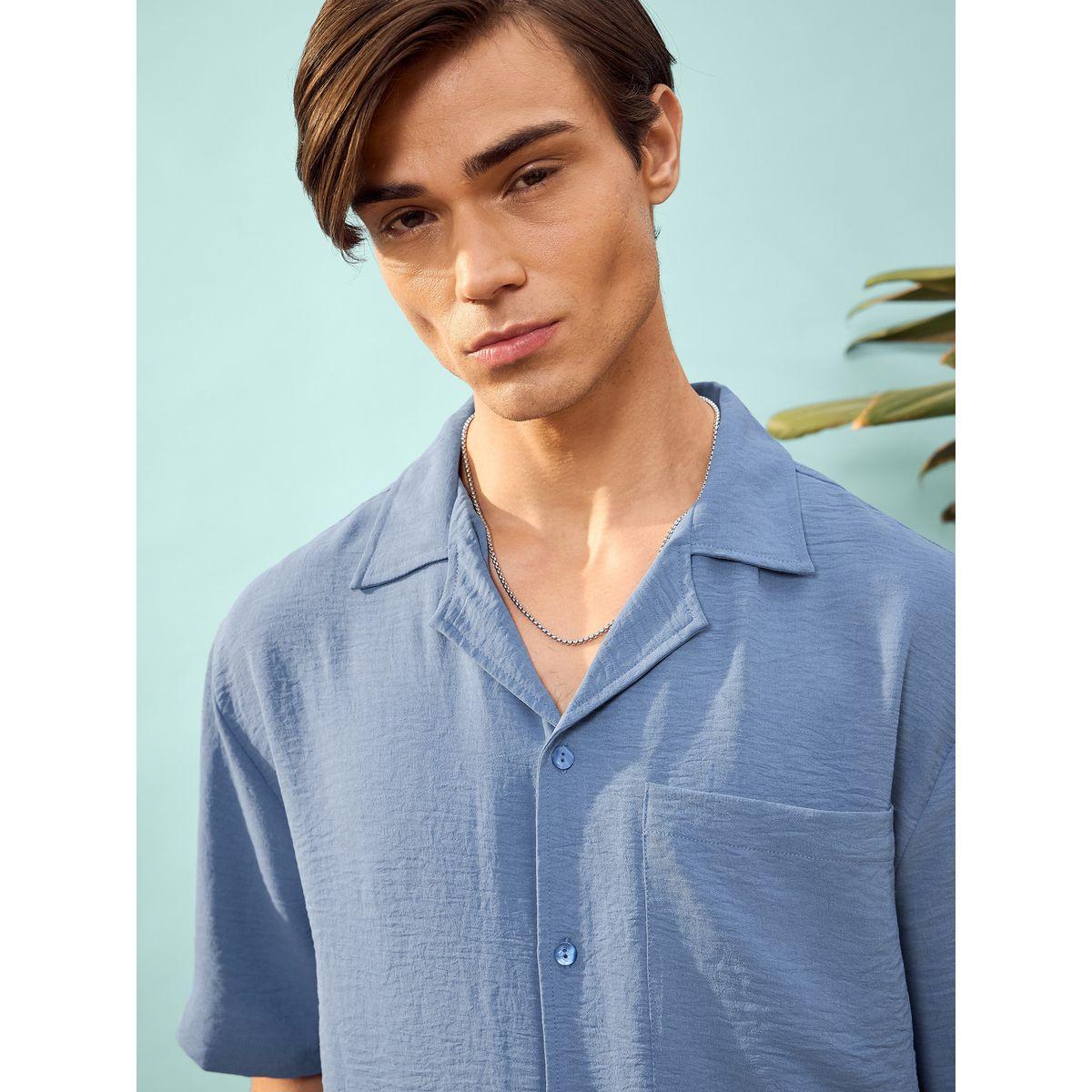 Mascln Sassafras X Styli  Notch Collar Relaxed Fit Shirt-men-clothing-shirts-image-3