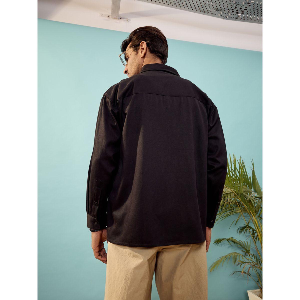 Mascln Sassafras X Styli  Twill Utility Pocket Oversized Shirt-men-clothing-shirts-image-5