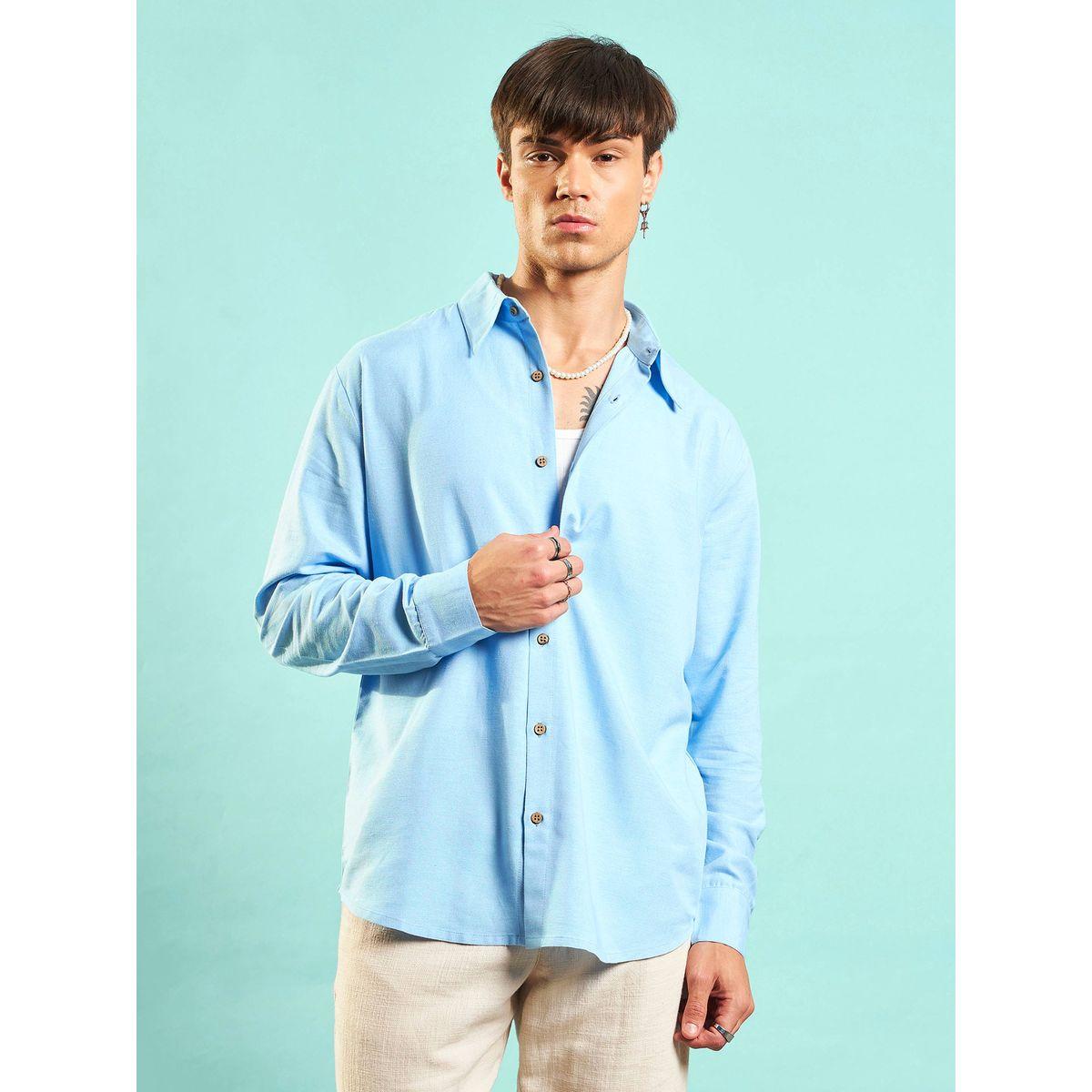 Mascln Sassafras X Styli  Linen Flex Relaxed Fit Shirt-men-clothing-shirts-image-2