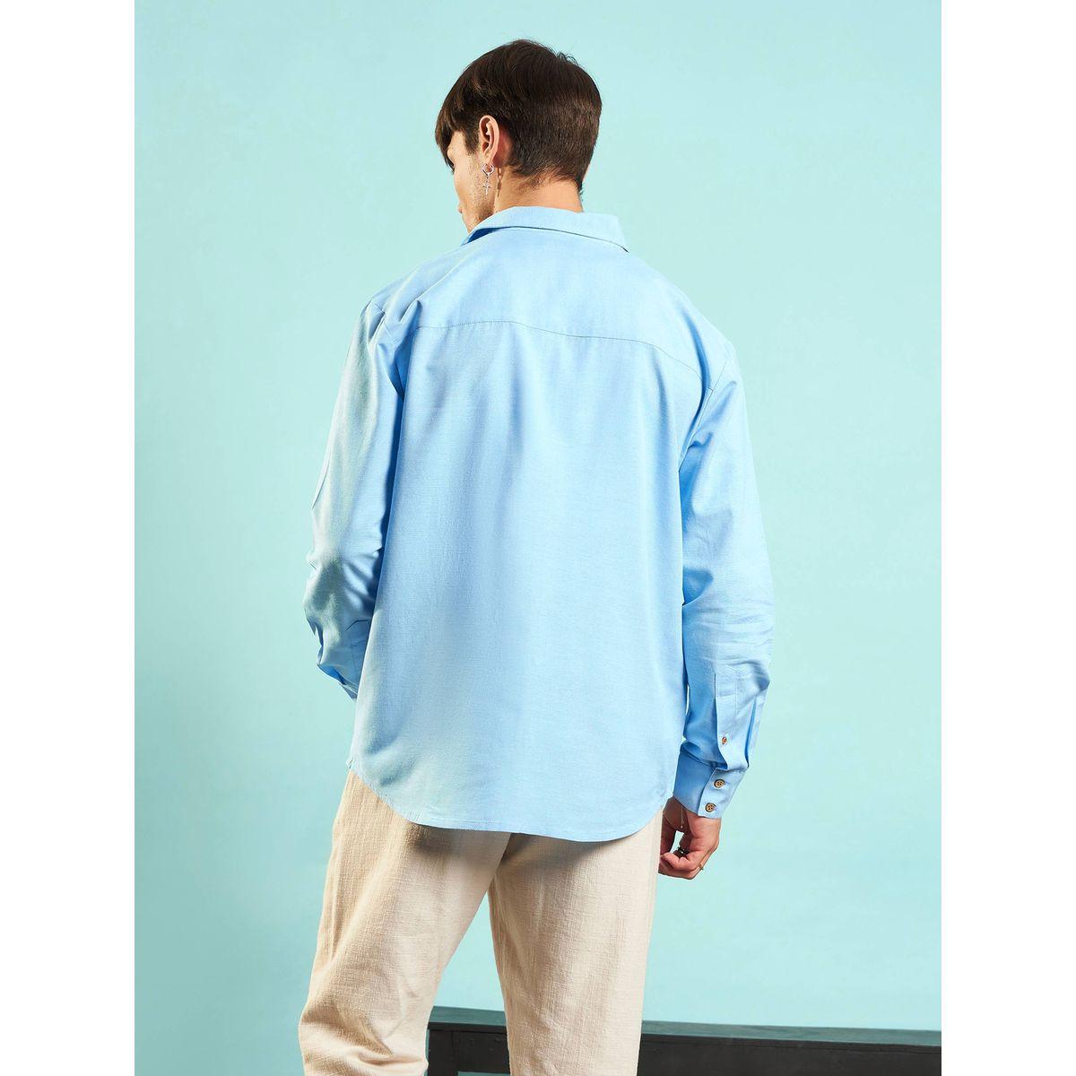 Mascln Sassafras X Styli  Linen Flex Relaxed Fit Shirt-men-clothing-shirts-image-5