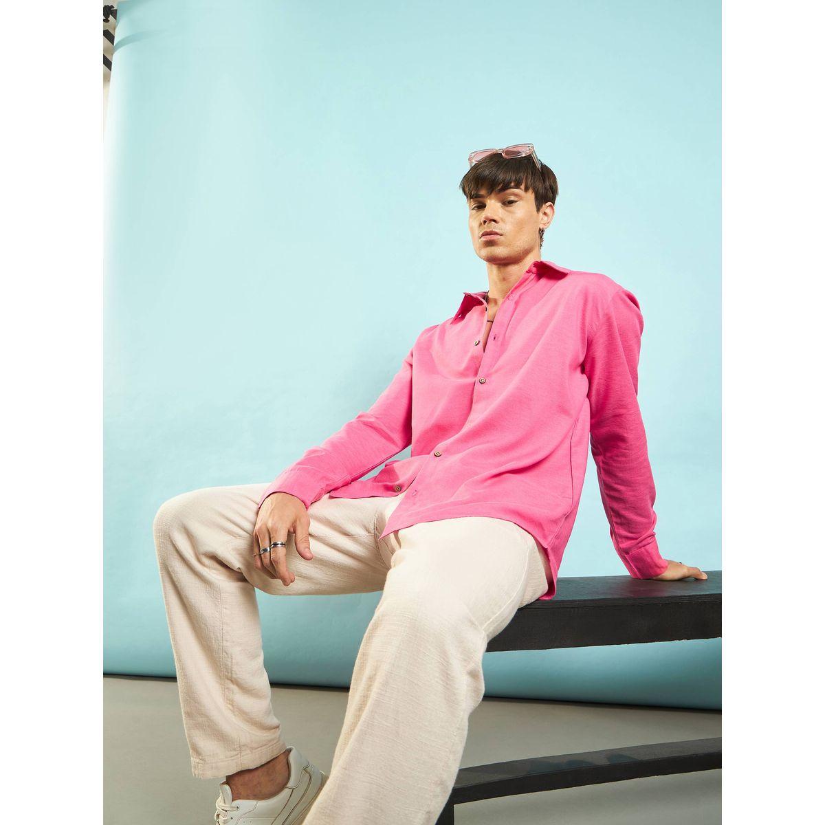 Mascln Sassafras X Styli  Linen Flex Relaxed Fit Shirt-men-clothing-shirts-image-6