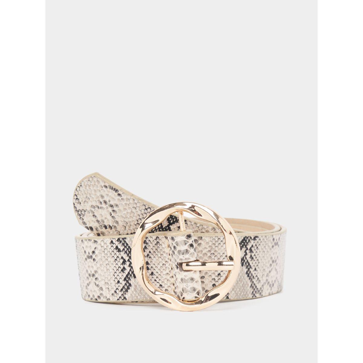 Styli Snakeskin Print Belt-women-clothingaccessories-belts-image-1