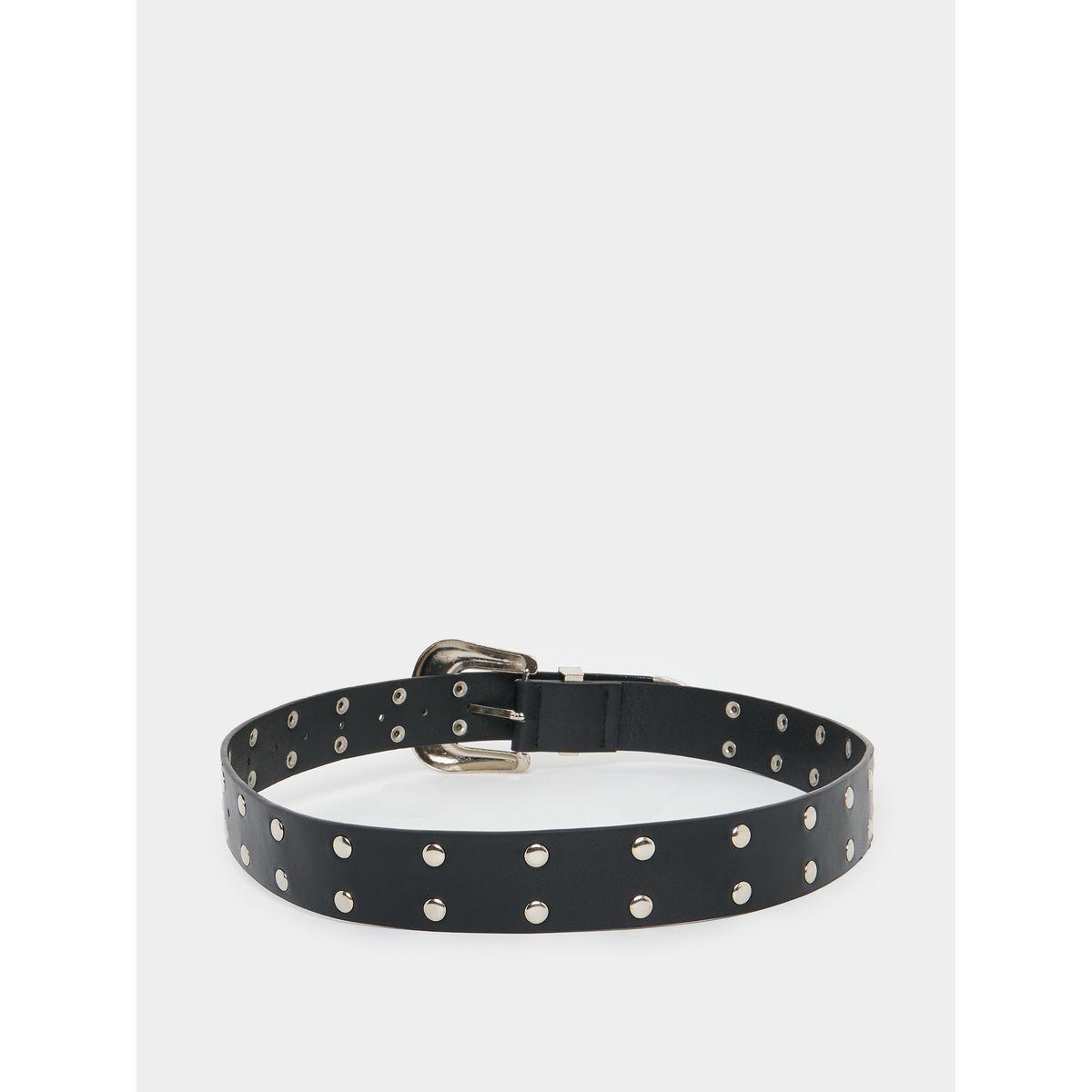 Styli Vintage Look Buckle Belt with Stud Detail-women-clothingaccessories-belts-image-3