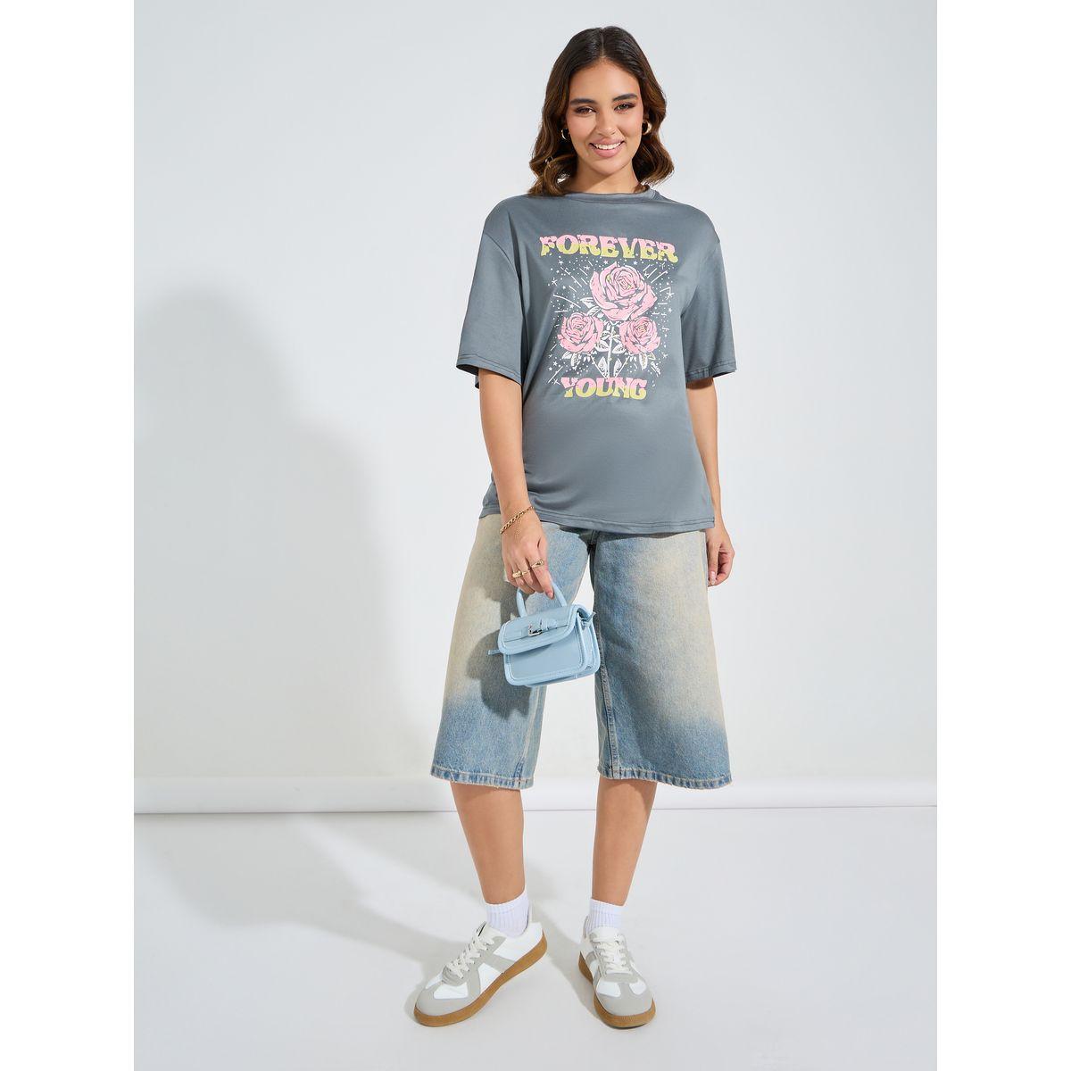 Styli Oversized Rose Graphic Print T-Shirt-women-clothing-tshirts-image-2