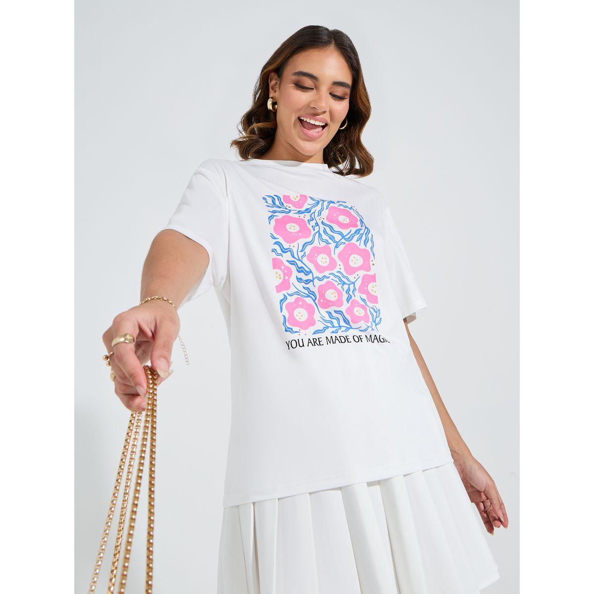 Styli Oversized Floral Box Graphic Print T-Shirt-women-clothing-tshirts-image-3