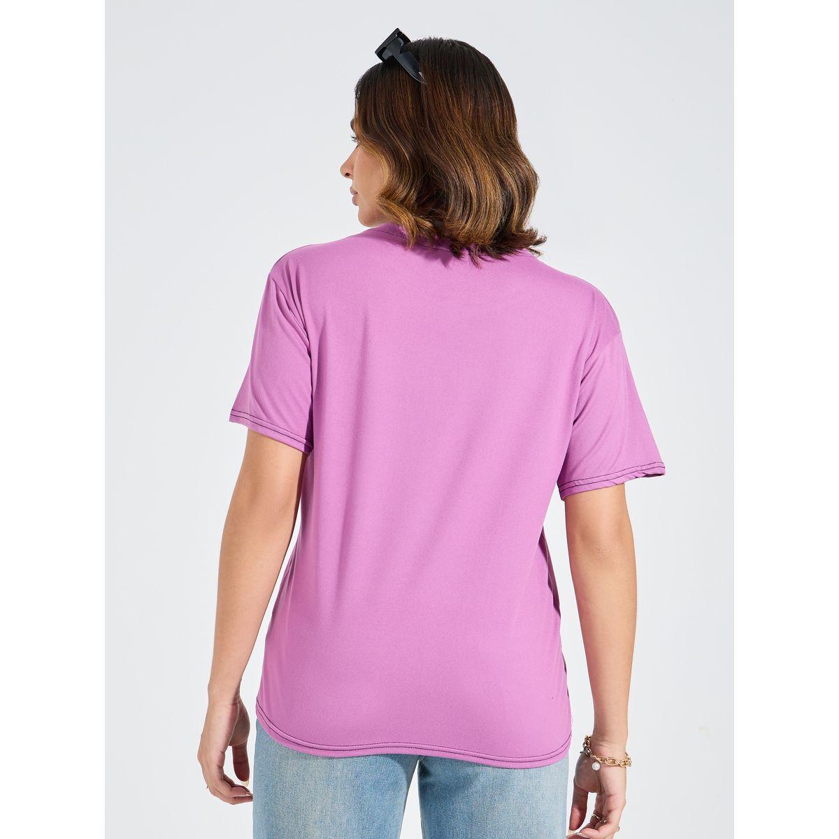 تيشيرت فضفاض مطبع بطبعة جرافيك-women-clothing-tshirts-image-6