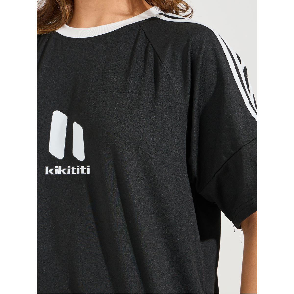 تيشيرت فضفاض باشرطة جانبية مع تفاصيل مُتباينة-women-clothing-tshirts-image-3