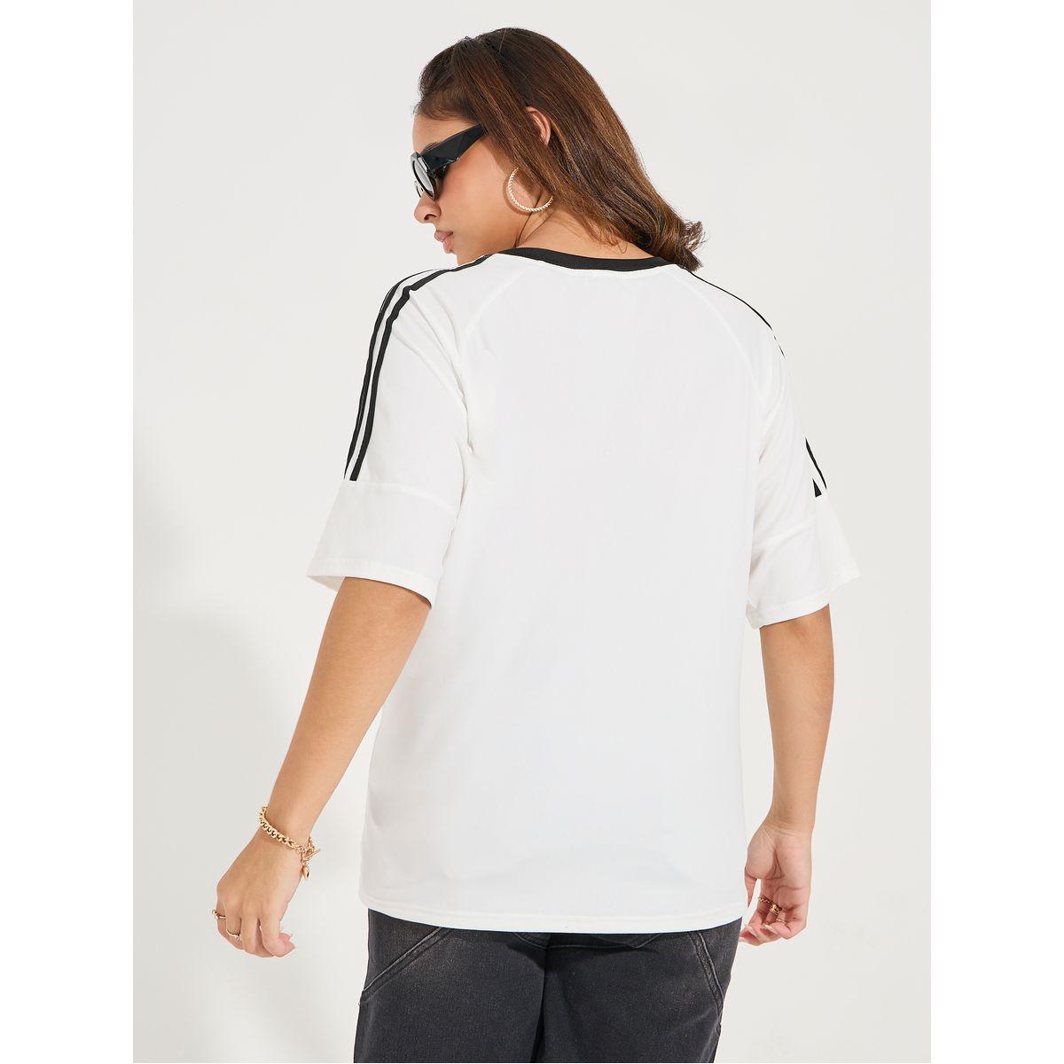 Styli Oversized Striped Taping Detail Printed T-Shirt-women-clothing-tshirts-image-5