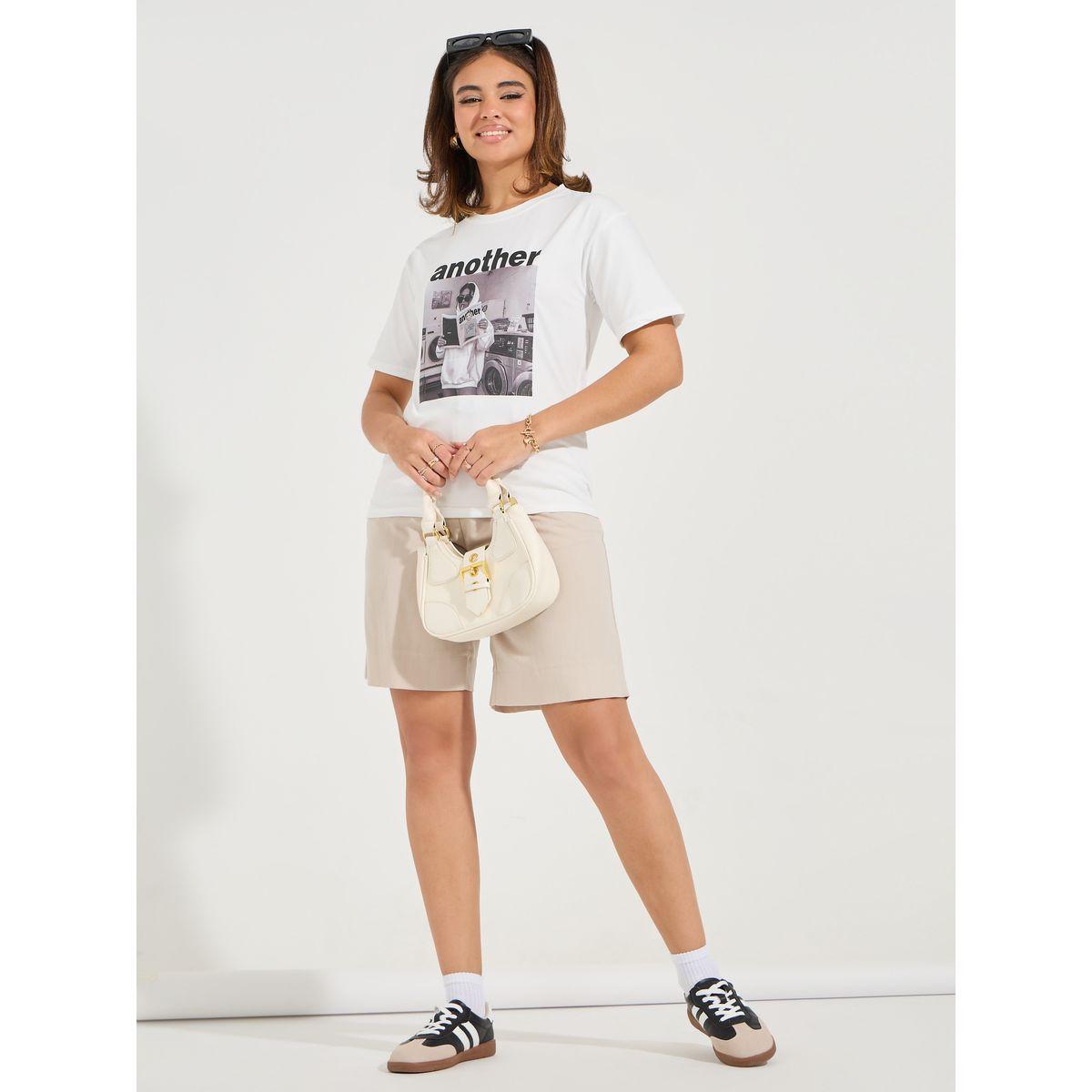 Styli Regular Fit Graphic Print T-Shirt-women-clothing-tshirts-image-2