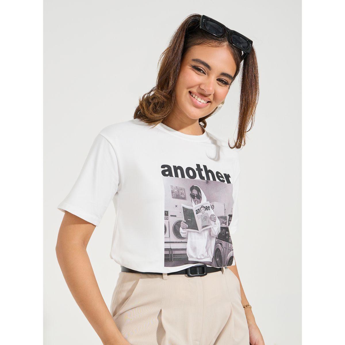Styli Regular Fit Graphic Print T-Shirt-women-clothing-tshirts-image-3