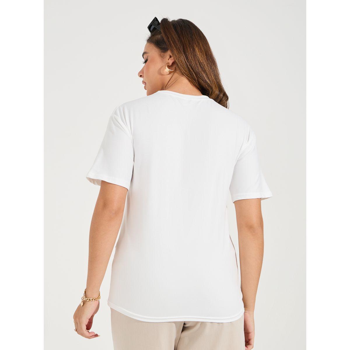 تيشيرت بقصة عادية وطبعة جرافيك-women-clothing-tshirts-image-6