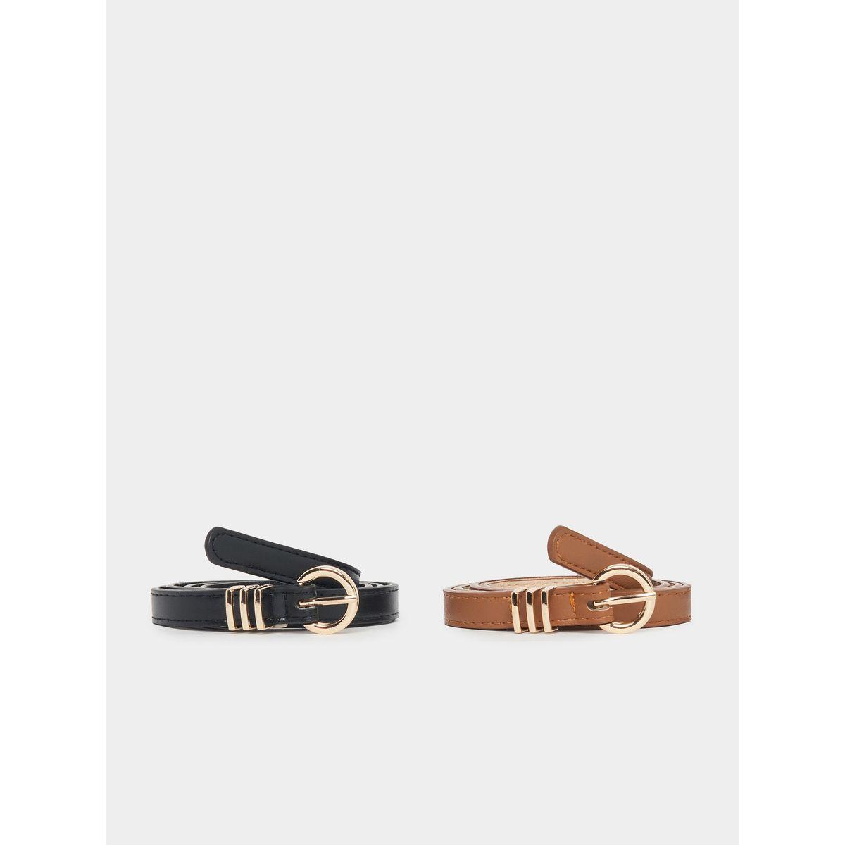 مجموعة من 2 حزام خصر كاجوال-women-clothingaccessories-belts-image-1